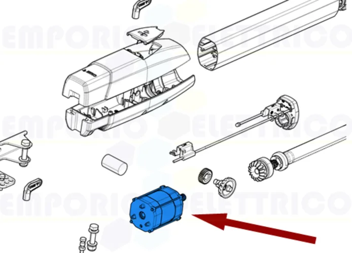 came ricambio gruppo motore 230v ats30-50 88001-0229