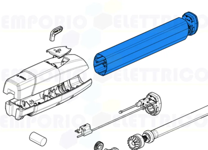 came ricambio profilo fisso con tappo ats30 88001-0233