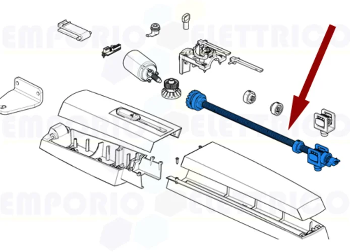 came ricambio gruppo riduzione axl 88001-0135