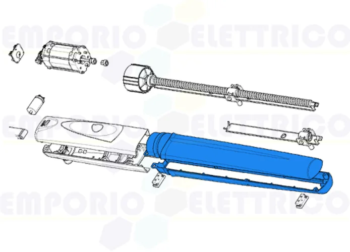 came ricambio gruppo steli inf/sup serie axo 5/7 88001-0145