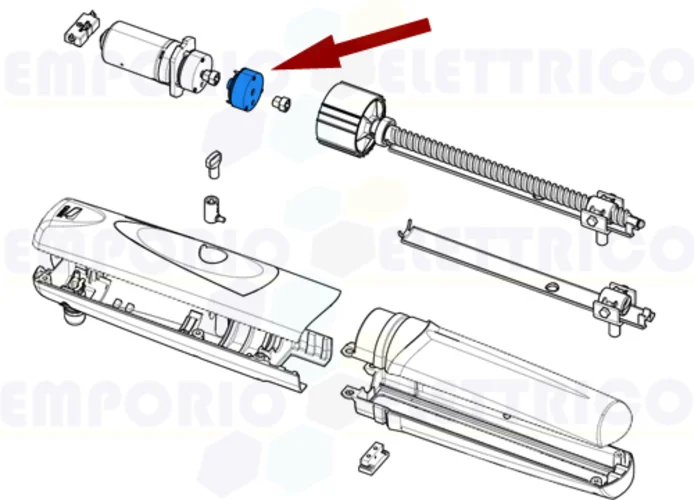 came ricambio elettrofreno axo 24v 88001-0201