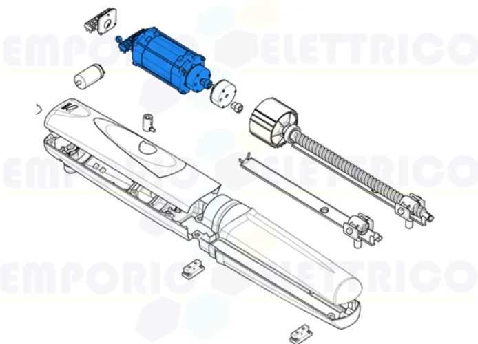 came ricambio gruppo motore + freno axo 230v 88001-0140