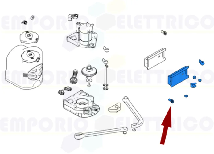 came ricambio confezione accessori fast 119rid240