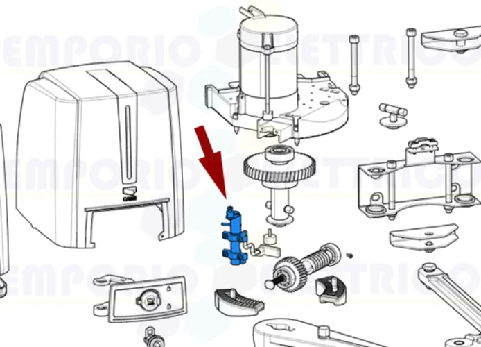 came ricambio albero sblocco fast40 119rid377