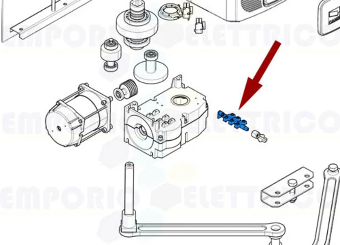 came ricambio asta sblocco ferni emega 119rie066