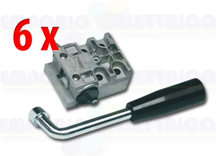 came 6 x sblocco con chiave a leva 001a4364 a4364 6