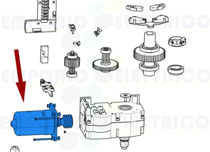 came ricambio gruppo motore ferni 119rid386