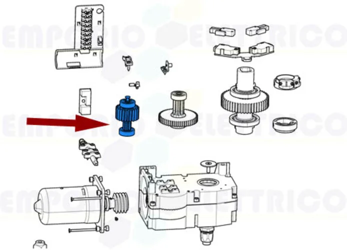 came ricambio albero prima riduzione emega ferni 119rie064