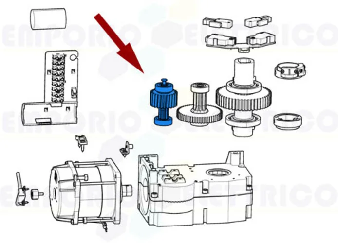 came ricambio albero prima riduzione ferni 119rid384