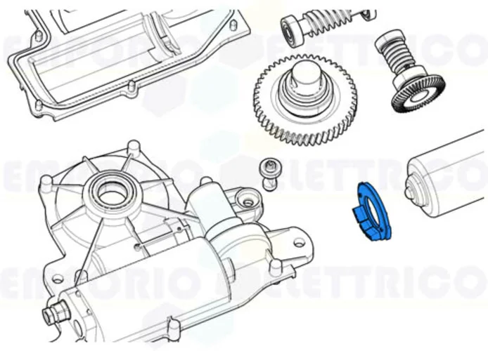 came ricambio scheda elettronica encoder frog-j 119ria064