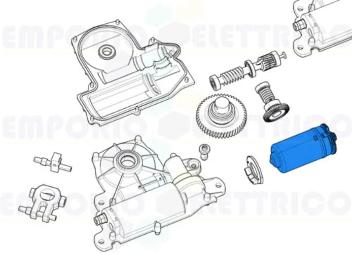 came ricambio gruppo motore frog-j 119ria065