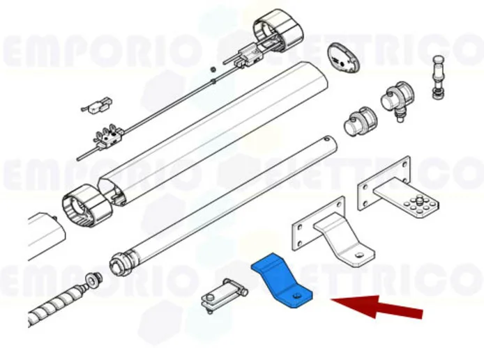 came ricambio staffa attacco testa krono 119rid164