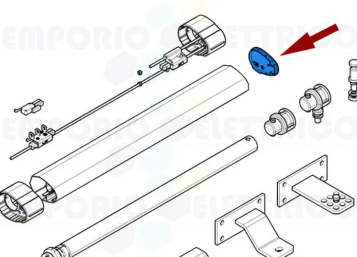 came ricambio tappo testa sinistro krono 119rid180