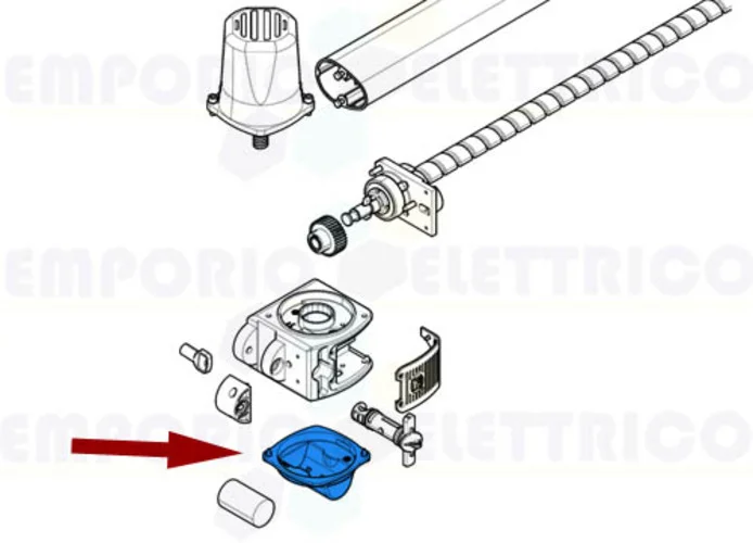 came ricambio coperchio inferiore sinistro krono 119rid183