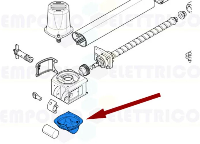 came ricambio coperchio inferiore destro krono 119rid170