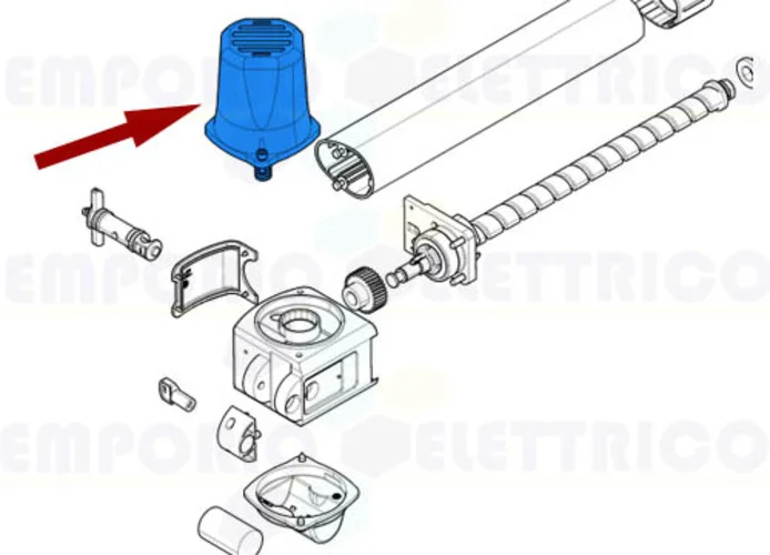 came ricambio gruppo motore krono 119rid261