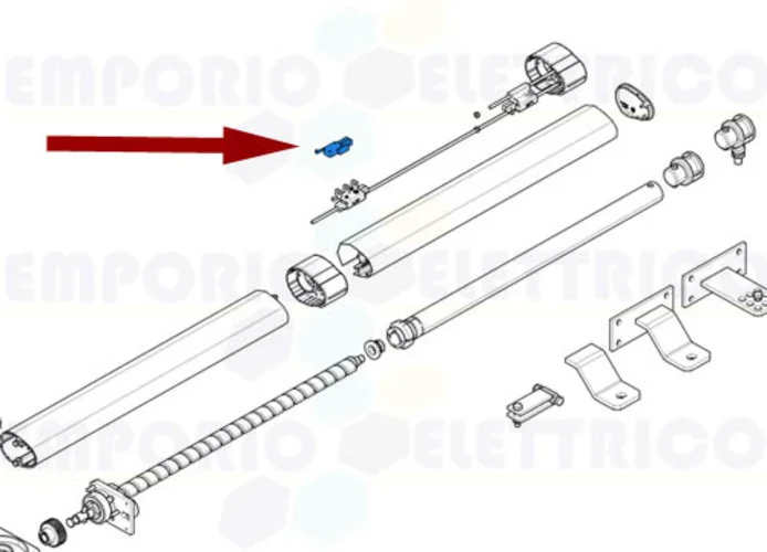 came ricambio confezione 10 pz microinterruttori 119rir087