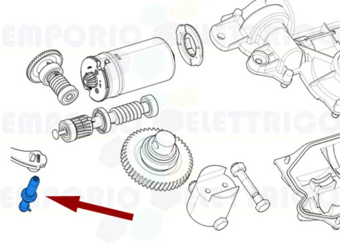 came ricambio albero di sblocco myto 119ria096