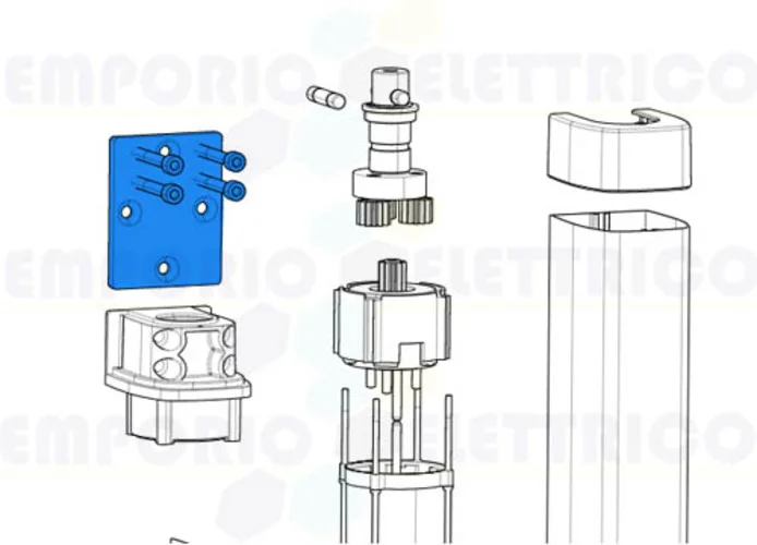 came ricambio controbase di fissaggio stylo 119rid340