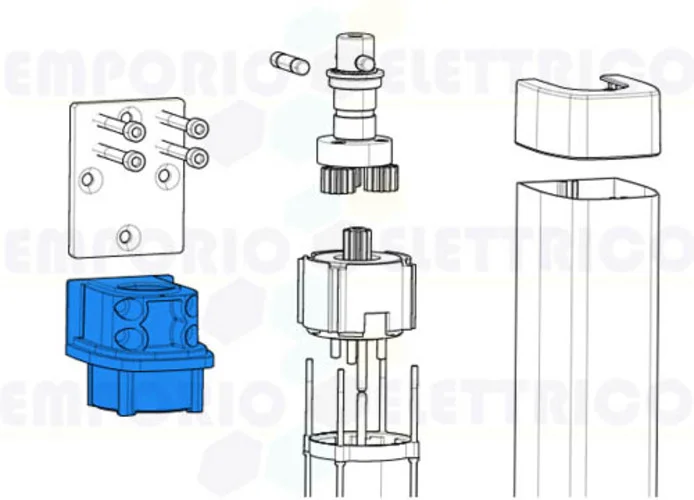 came ricambio planetario superiore stylo 119rid341