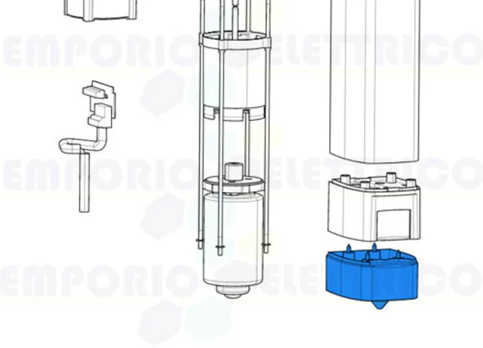 came ricambio coperchio di fondo stylo 119rid349