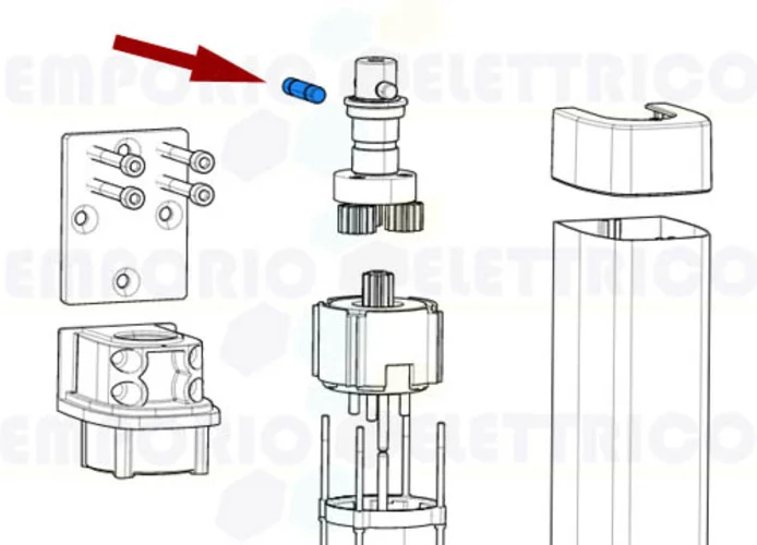 came ricambio spina stylo 119rid351