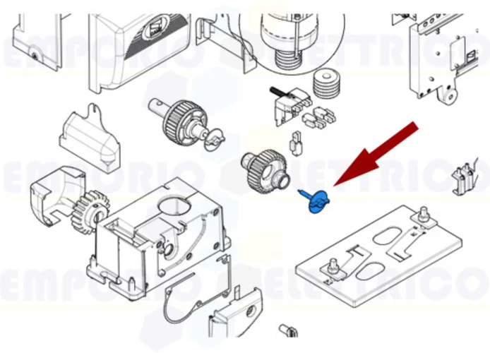 came ricambio leva sblocco bx 119ribx004