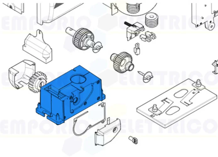 came ricambio cassa motoriduttore bx 119ribx014