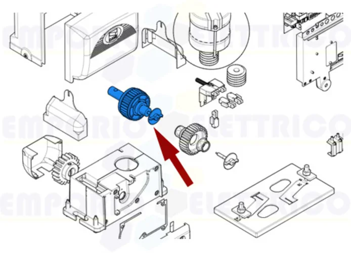 came ricambio albero lento bx 119ribx028