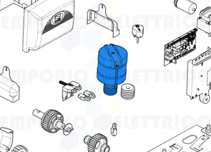 came ricambio gruppo motore bx 119ribx016