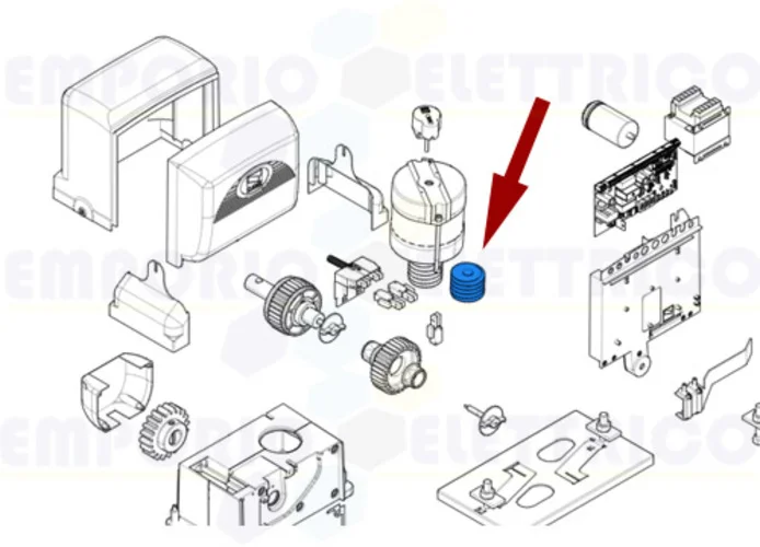 came ricambio vite senza fine bx 119riy003