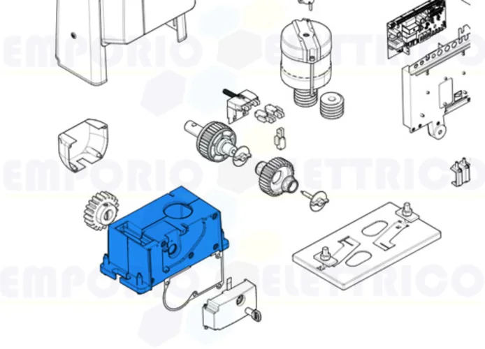 came ricambio gruppo semicasse bx 88001-0115