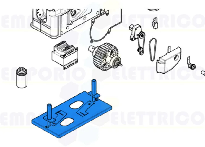 came ricambio base ancoraggio motoriduttore bk 119ribk001