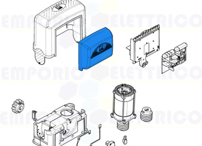 came ricambio coperchio anteriore quadro bk 119ribk025