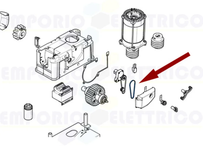 came ricambio cinghia trasmissione bk 119ribk026