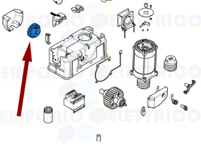 came ricambio pignone modulo 4 bk 119ribk002