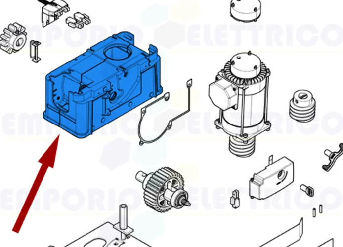 came ricambio gruppo semicasse bk 88001-0091