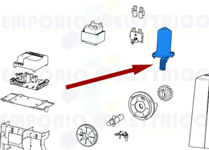 came ricambio motore bxv 88001-0012