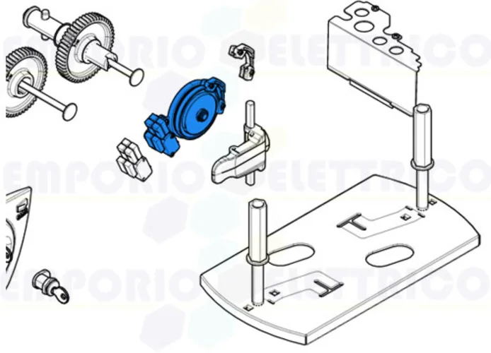 came ricambio gruppo finecorsa meccanico bx 119ribx041