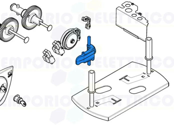 came ricambio leva sblocco bx 119ribx045