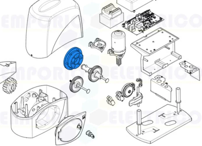 came ricambio flangia lato pignone bx 119ribx047