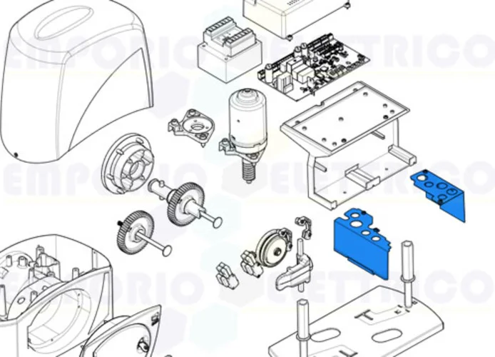 came ricambio carter protezione interni bx 119ribx051