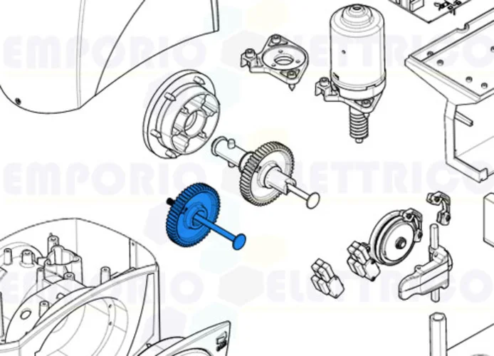 came ricambio corona motoriduttore bx 119ribx052