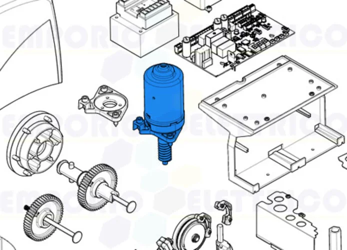 came ricambio gruppo motore bx bxl 119ribx046