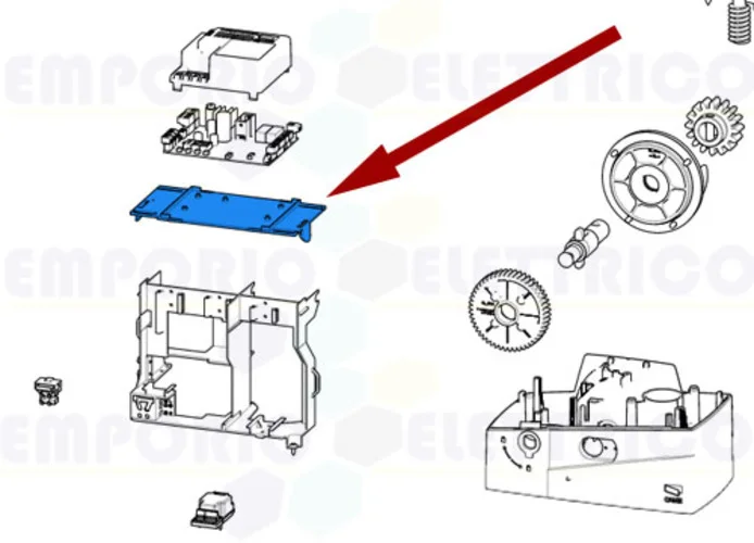 came ricambio base scheda sdn 119ribs007