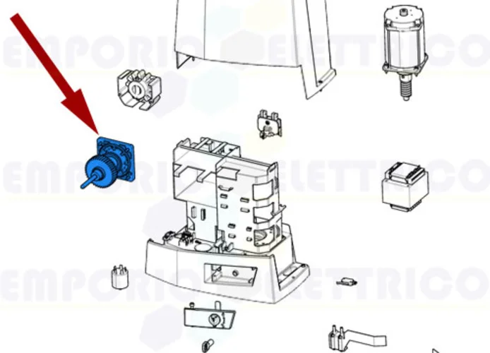 came ricambio gruppo riduzione bkv 88001-0176