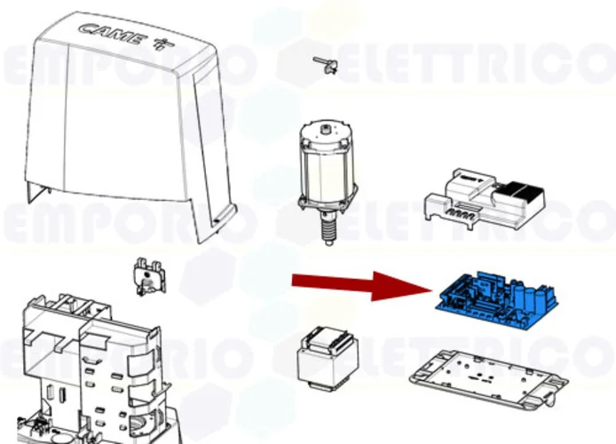 came ricambio scheda elettronica zn8 bkv 88001-0186