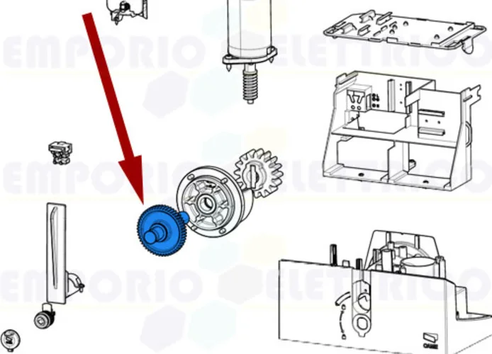 came ricambio albero lento bxl 119rib001