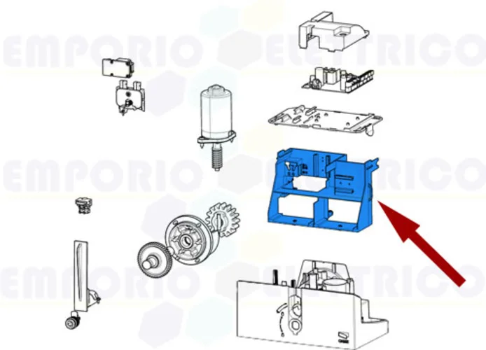 came ricambio supporto componenti bxl 119rib008