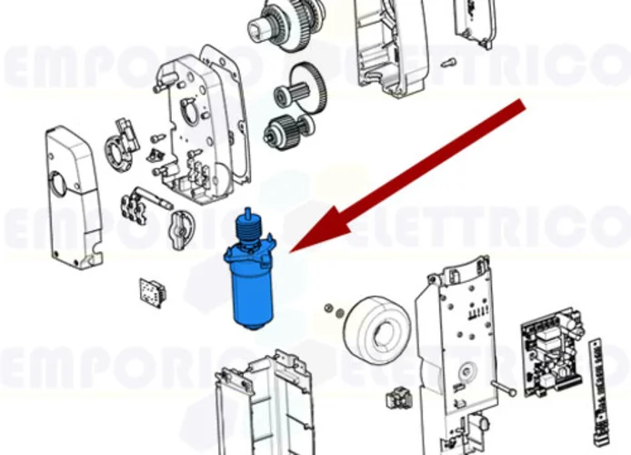 came ricambio gruppo motore emega40 119rie199